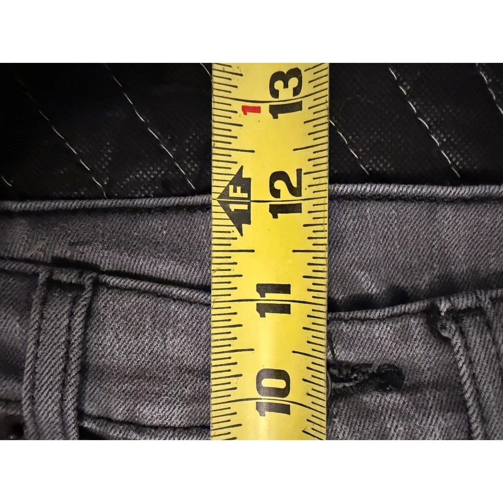 Levi's 511 Slim Fit Jeans Mens 31x32 Gray Red Tab Stretch Denim